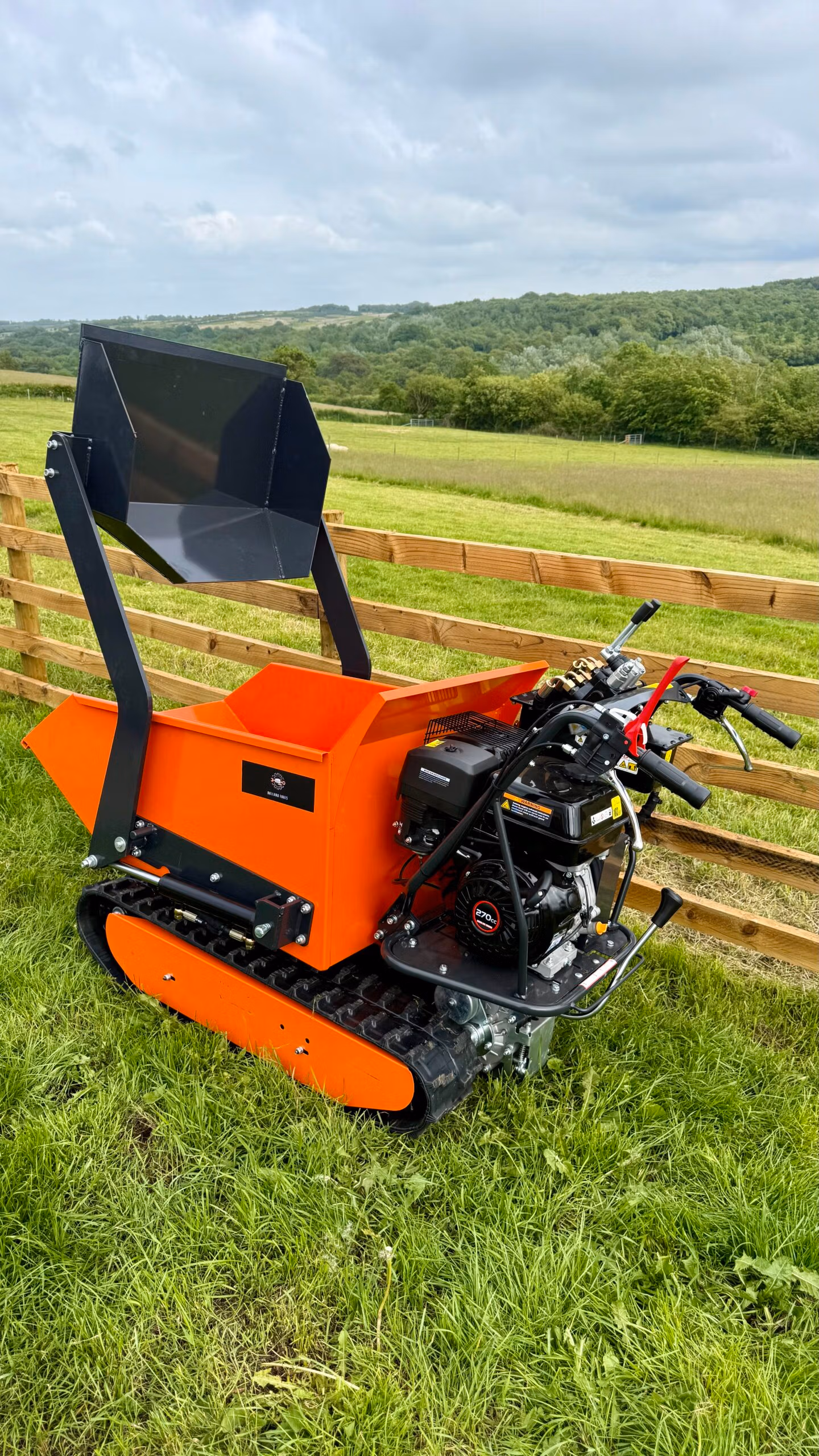 Mini Dumper hydraulic tip Power Barrow Outland Tools TD500HS with hydraulic tip Self Loader 500KG 3+1 gearbox - Image 5
