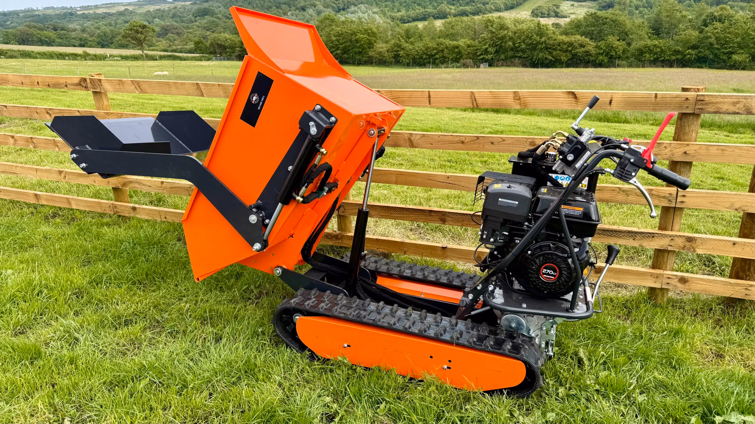 Mini Dumper hydraulic tip Power Barrow Outland Tools TD500HS with hydraulic tip Self Loader 500KG 3+1 gearbox - Image 6