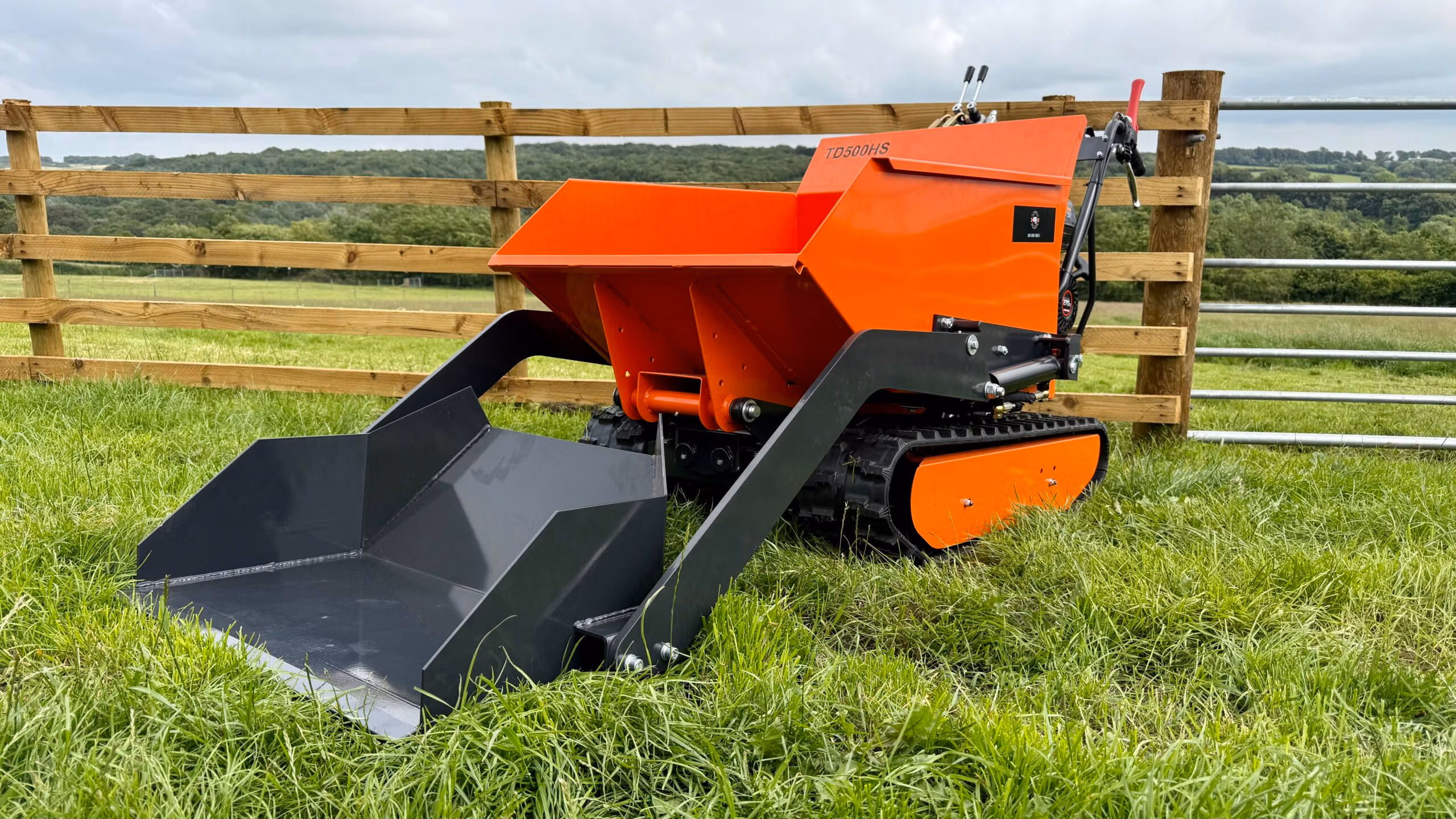 Mini Dumper hydraulic tip Power Barrow Outland Tools TD500HS with hydraulic tip Self Loader 500KG 3+1 gearbox - Image 10