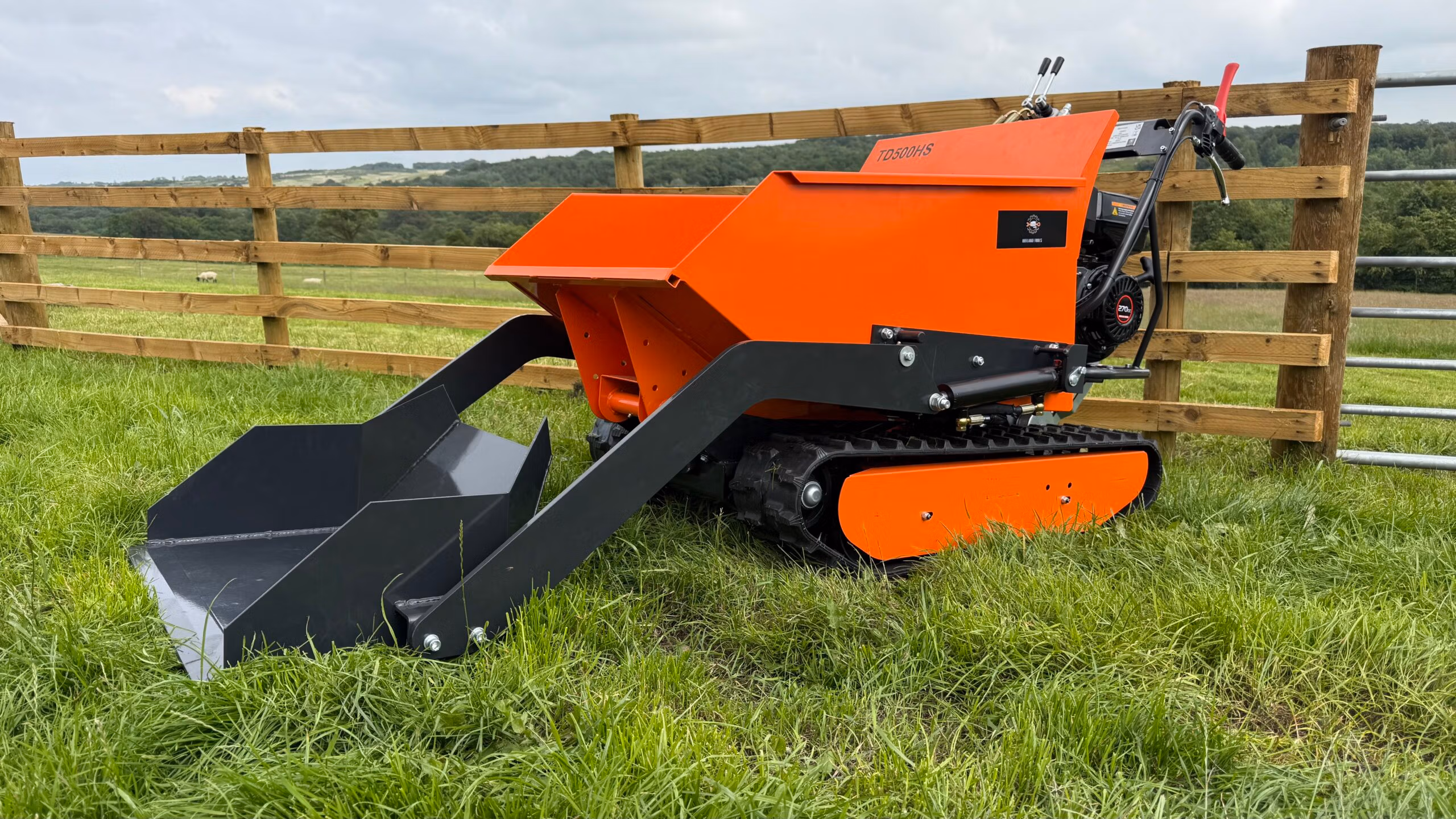 Mini Dumper hydraulic tip Power Barrow Outland Tools TD500HS with hydraulic tip Self Loader 500KG 3+1 gearbox - Image 11