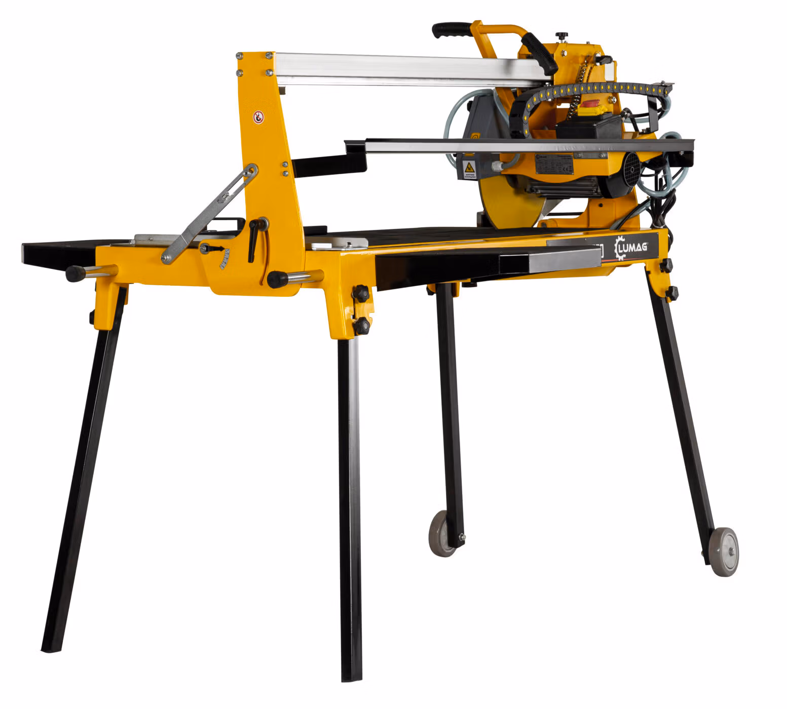 Masonary saw stone / tile cutting saw bench 1200mm cut 350mm blade Lumag STM350-1200 230v 16amp - Image 2