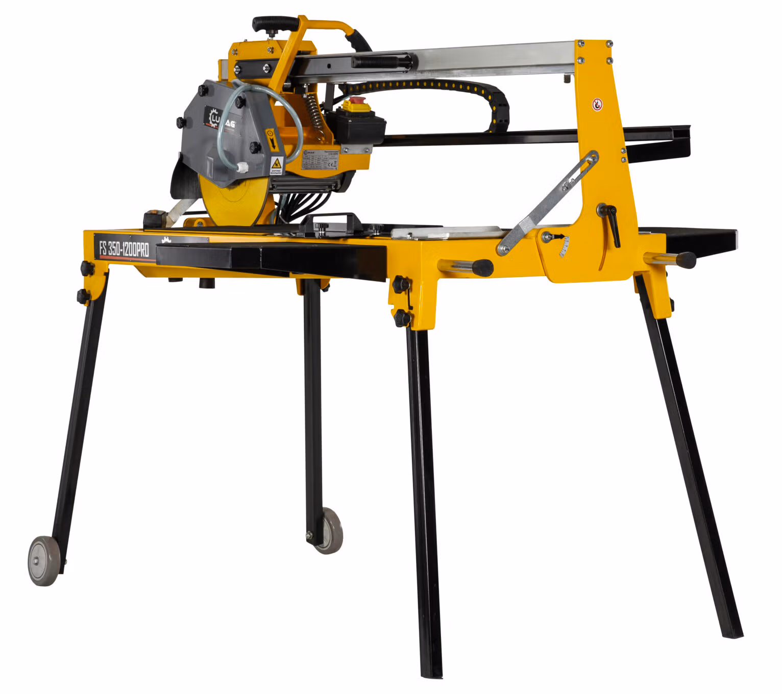 Masonary saw stone / tile cutting saw bench 1200mm cut 350mm blade Lumag STM350-1200 230v 16amp