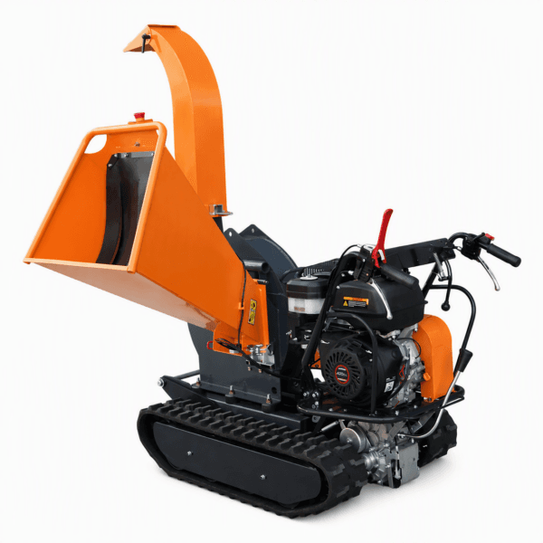 Tracked Wood Chipper 120mm Chipper Shredder 420cc Petrol