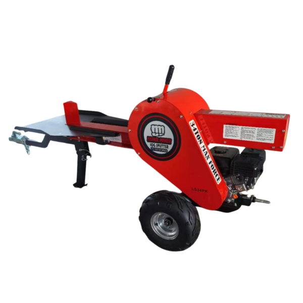 High Speed 34 Ton Kenetic Log splitter 7hp Petrol Outland Tools LS34PK