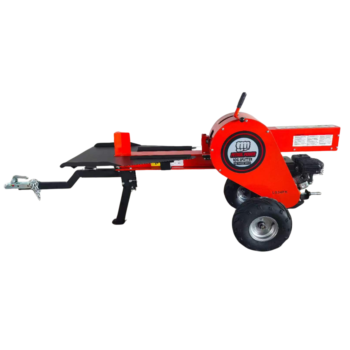 High Speed 34 Ton Kenetic Log splitter 7hp Petrol Outland Tools LS34PK - Image 6