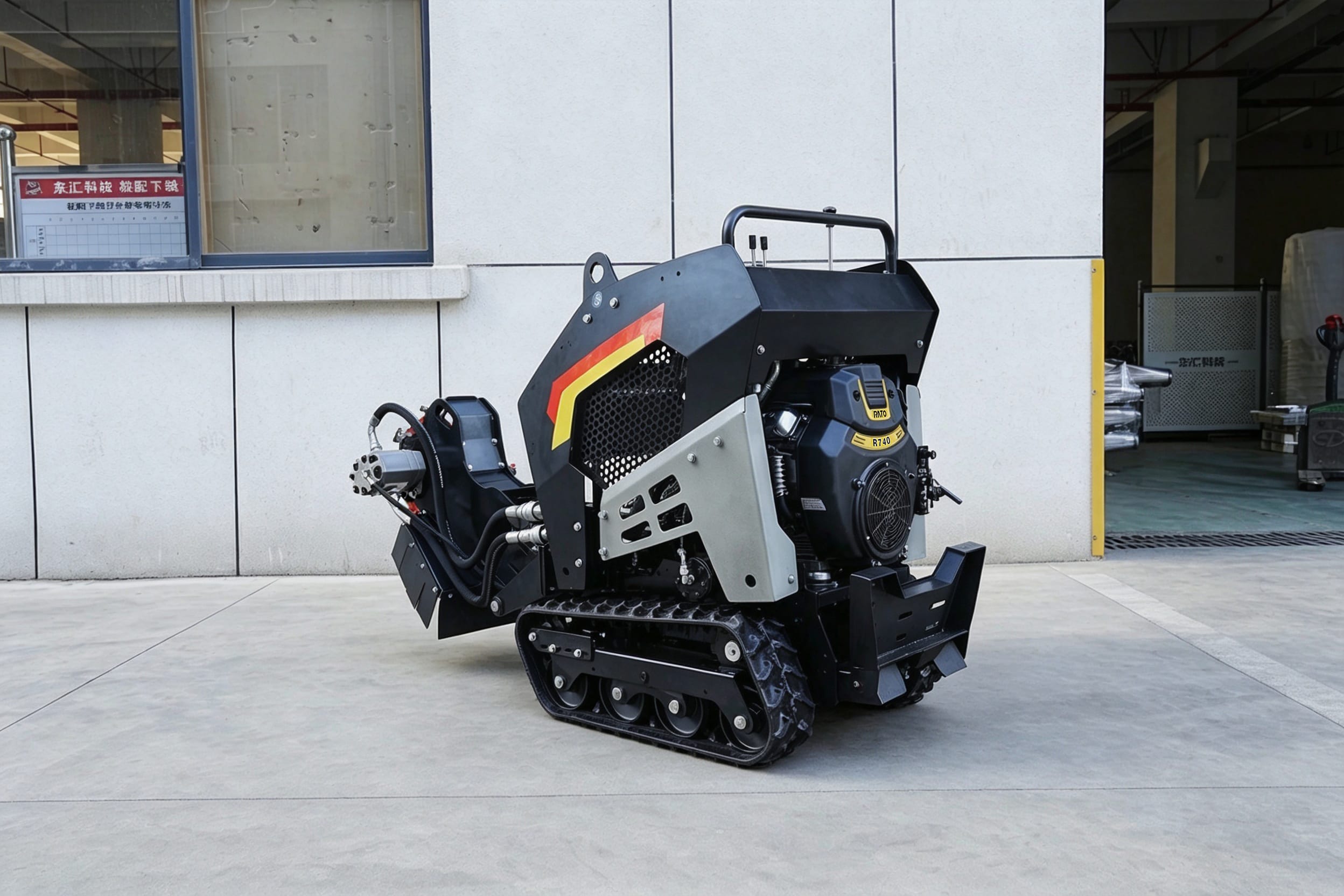 Tracked self propelled stump grinder 27hp Outland Tools RC27H - Image 4