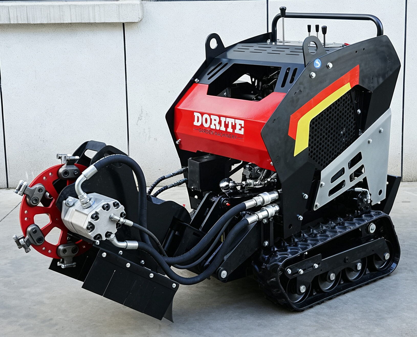 Tracked self propelled stump grinder 27hp Outland Tools RC27H