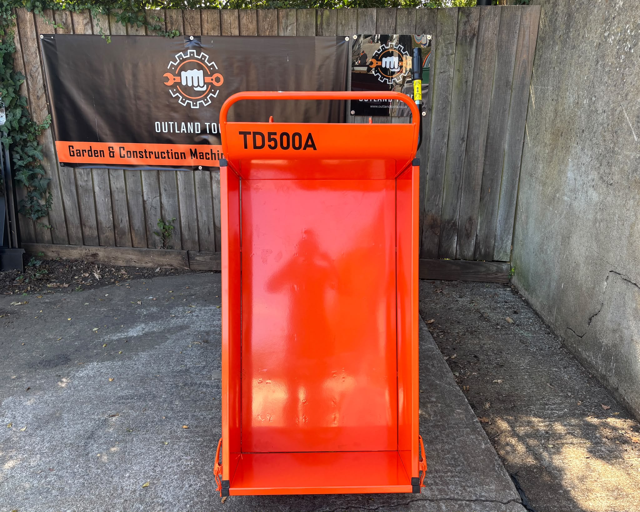 Mini Dumper tracked power barrow with side cargo box Outland Tools TD500A 196cc Petrol 500KG 3+1 Gearbox - Image 3