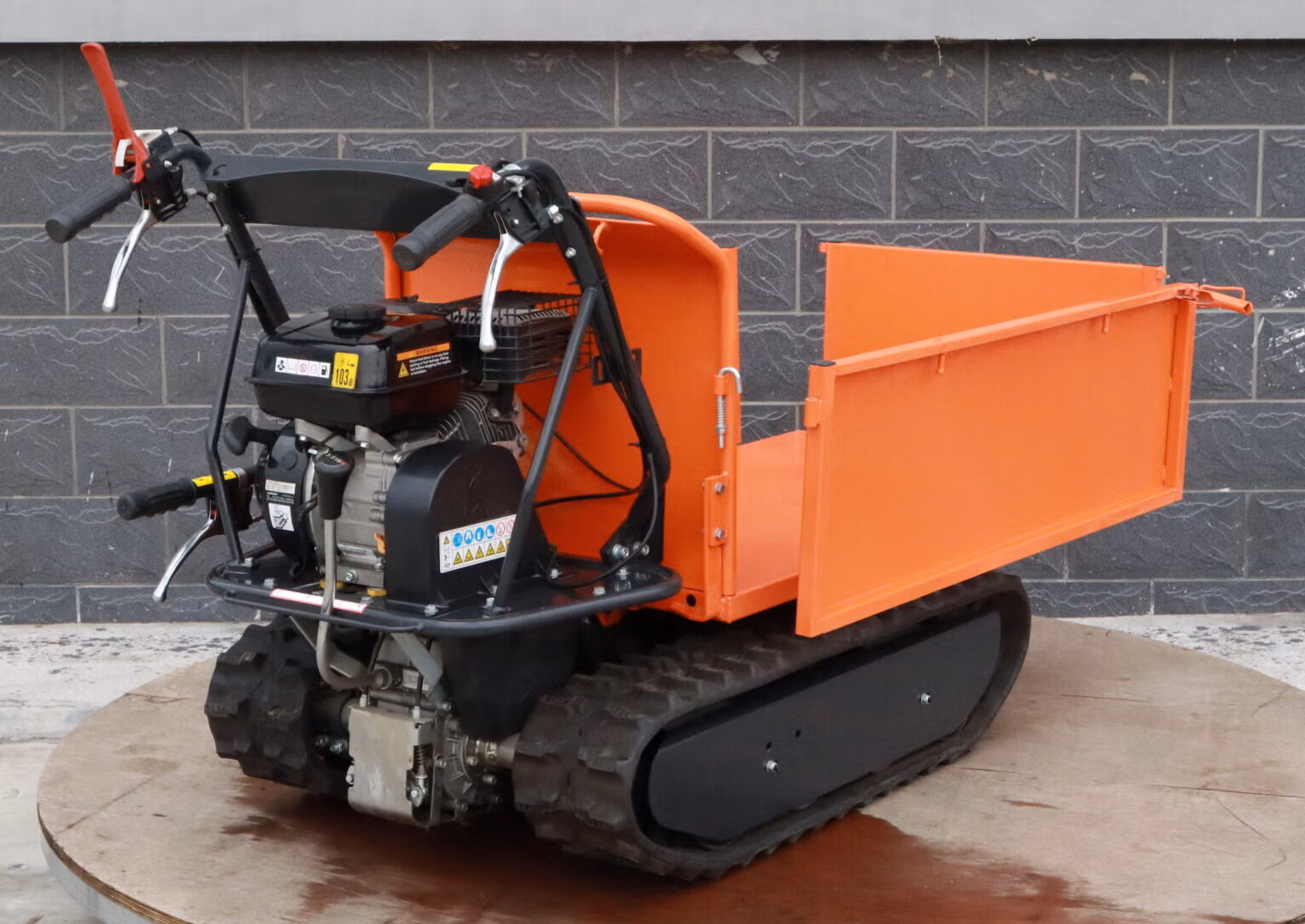 Mini Dumper tracked power barrow with side cargo box Outland Tools TD500A 196cc Petrol 500KG 3+1 Gearbox - Image 2